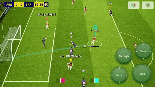 تحميل لعبة بيس eFootball PES 2024 مهكرة كوينز للاندرويد والايفون اخر اصدار مجانا